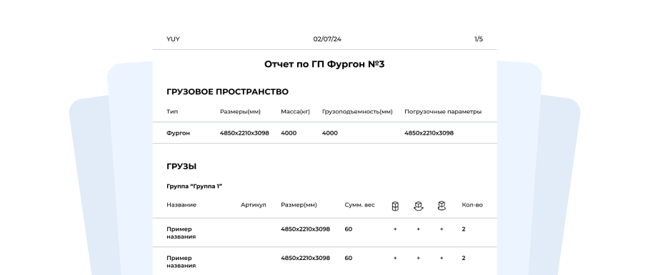 отчет